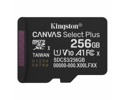 Карта пам`яті microSDXC, 256Gb, Kingston Canvas Select Plus, без адаптера, (SDCS3/ 256GBSP)