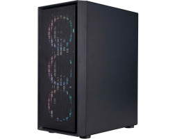 Корпус 1stPlayer Go6-BK-4FS7, Black, без БЖ, Midi Tower-foto3