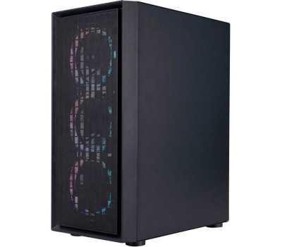 Корпус 1stPlayer Go6-BK-4FS7, Black, без БЖ, Midi Tower