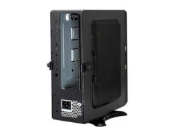 Корпус GameMax ST102-200W Black, 200 Вт, Mini ITX, 2xUSB 2.0, Card Reader (ST102-200W)-foto2
