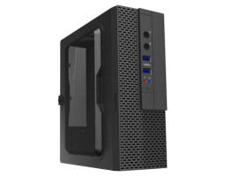 Корпус GameMax ST102-200W Black, 200 Вт, Mini ITX, 2xUSB 2.0, Card Reader (ST102-200W)