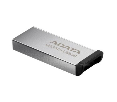 Флеш накопичувач USB 128Gb ADATA UR350, Silver/ Black, USB 3.2 Gen 1, до 100 МБ/ с (UR350-128G-RSR/ BK)