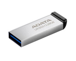 Флеш накопичувач USB 128Gb ADATA UR350, Silver/ Black, USB 3.2 Gen 1, до 100 МБ/ с (UR350-128G-RSR/ BK)