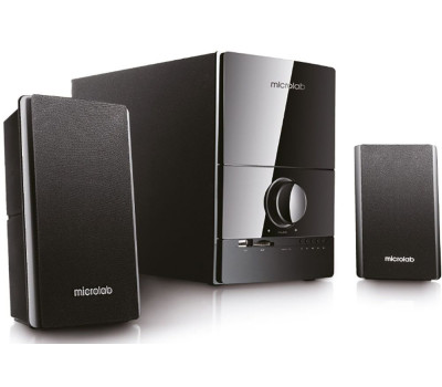 Колонки 2.1 Microlab M-500U Black, сателіти 2 x 12 Вт, сабвуфер 16 Вт Колонки 2.1 Microlab M-500U Black, сателіти 2 x 12 Вт, сабвуфер 16 Вт