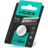 Аккумулятор LIR2032, Videx, 1 шт, 3.6V, 75mAh, Blister