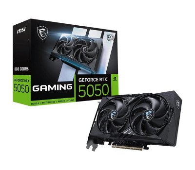 Відеокарта GeForce RTX 5050, MSI, GAMING OC, 8Gb GDDR6, 128-bit, 8-pin (G5050-8GC) Відеокарта GeForce RTX 5050, MSI, GAMING OC, 8Gb GDDR6, 128-bit, 8-pin (G5050-8GC)