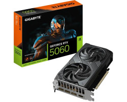 Відеокарта GeForce RTX 5060, Gigabyte, WINDFORCE MAX OC, 8Gb GDDR7, (GV-N5060WF2MAX OC-8GD)