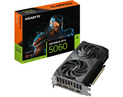 Відеокарта GeForce RTX 5060, Gigabyte, WINDFORCE MAX OC, 8Gb GDDR7, (GV-N5060WF2MAX OC-8GD) Відеокарта GeForce RTX 5060, Gigabyte, WINDFORCE MAX OC, 8Gb GDDR7, (GV-N5060WF2MAX OC-8GD)