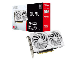 Відеокарта Radeon RX 9060 XT, Asus, DUAL (WE), 16Gb GDDR6, 128-bit, 8-pin (DUAL-RX9060XT-16G-WHITE)