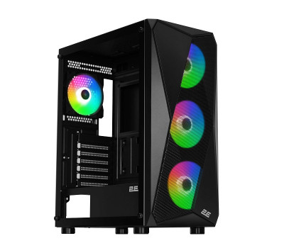 Корпус 2E Gaming Aruba (G3313B), Black, без БЖ, Mid Tower, для ATX / Micro ATX / Mini ITX, 1xUSB 3.0 Корпус 2E Gaming Aruba (G3313B), Black, без БЖ, Mid Tower, для ATX / Micro ATX / Mini ITX, 1xUSB 3.0