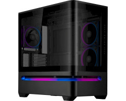 Корпус Asus Prime AP202 ARGB Tempered Glass Black, без БЖ, Mini Tower, для Micro-ATX /  Mini-ITX, 2xU-foto2