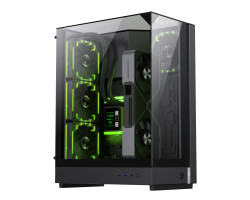 Корпус GameMax T20, Black, без БЖ (формат SFX-L), Mid Tower, для MicroATX /  Mini-ITX, 1xType-C /  1xU