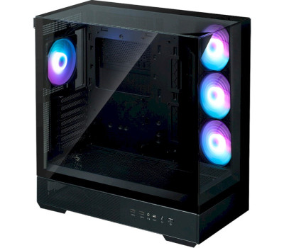 Корпус Zalman P40 Prism Plus, Black, Mid Tower, без БП, для ATX / Micro ATX / Mini ITX, 1xType-C / 2 Корпус Zalman P40 Prism Plus, Black, Mid Tower, без БП, для ATX / Micro ATX / Mini ITX, 1xType-C / 2