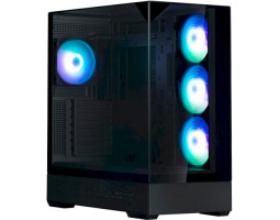 Корпус Zalman P40 Prism Plus, Black, Mid Tower, без БП, для ATX / Micro ATX / Mini ITX, 1xType-C / 2 Корпус Zalman P40 Prism Plus, Black, Mid Tower, без БП, для ATX / Micro ATX / Mini ITX, 1xType-C / 2
