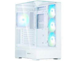 Корпус Zalman P40 Prism Plus, White, Mid Tower, без БЖ, для ATX /  Micro ATX /  Mini ITX, 1xType-C /  2