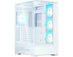 Корпус Zalman P40 Prism Plus, White, Mid Tower, без БЖ, для ATX / Micro ATX / Mini ITX, 1xType-C / 2 Корпус Zalman P40 Prism Plus, White, Mid Tower, без БЖ, для ATX / Micro ATX / Mini ITX, 1xType-C / 2