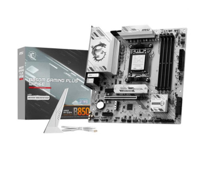 Материнська плата AM5 MSI B850M GAMING PLUS WIFI6E, B850, 4xDDR5, Int.Video (CPU), 4xSATA3, 2xM.2, 1