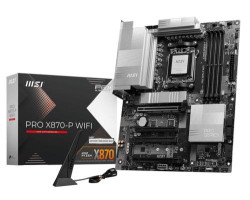 Материнська плата AM5 MSI PRO X870-P WIFI, X870, 4xDDR5, Int.Video (CPU), 4xSATA3, 3xM.2, 1xPCI-E 5.