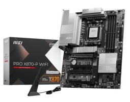 Материнська плата AM5 MSI PRO X870-P WIFI, X870, 4xDDR5, Int.Video (CPU), 4xSATA3, 3xM.2, 1xPCI-E 5. Материнська плата AM5 MSI PRO X870-P WIFI, X870, 4xDDR5, Int.Video (CPU), 4xSATA3, 3xM.2, 1xPCI-E 5.