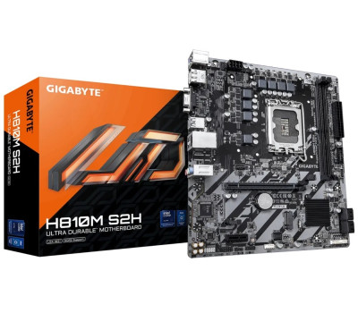 Материнська плата LGA1851, Gigabyte H810M S2H, H810, 2xDDR5, 1xPCI-E 4.0 x16, 1xPCI-E 3.0 x1, 4xSATA Материнська плата LGA1851, Gigabyte H810M S2H, H810, 2xDDR5, 1xPCI-E 4.0 x16, 1xPCI-E 3.0 x1, 4xSATA