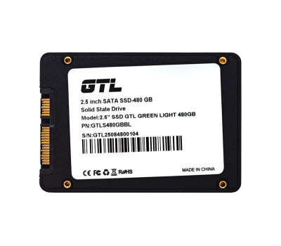 Твердотільний накопичувач SSD 480Gb, GTL Green Light, SATA3, 2.5 Твердотільний накопичувач SSD 480Gb, GTL Green Light, SATA3, 2.5