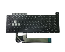Клавиатура для ноутбука Asus FA506, FX506 Series Black, (No Frame), с цветной подсветкой, RU