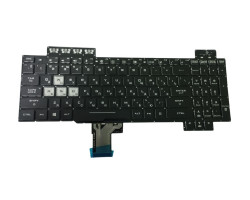 Клавиатура для ноутбука Asus Gaming FX504 с подсветкой (Red Light), Black, RU