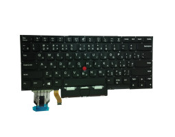 Клавиатура для ноутбука Lenovo ThinkPad X1 Carbon 8th Gen с подсветкой (Light), с указателем (Point 