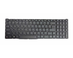 Клавіатура для ноутбука Acer Nitro 5 AN515-54 з підсвічуванням (Orange Light), Black, (No Frame), RU