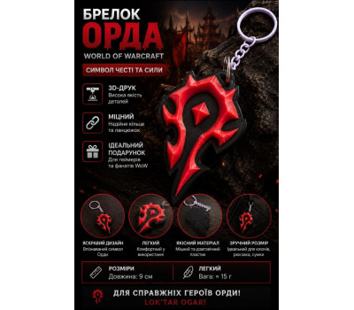 Брелок орда, 3D друк Брелок орда, 3D друк