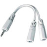 Переходник аудио (3.5&Prime; папа - 2*3.5&Prime; мама) 0.1м Cablexpert CCA-415W