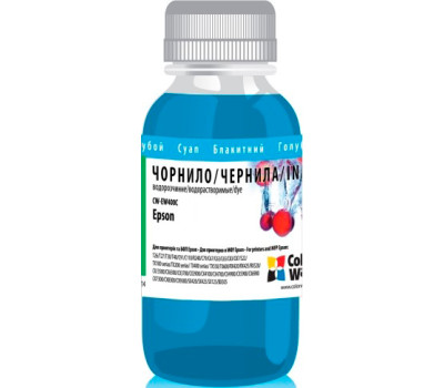Чернила CW Epson T26/ C79,S22/ SX125 100ml Cyan EW400C (С91,110/ R240/ TX200) (CW-EW400C01 Чернила CW Epson T26/ C79,S22/ SX125 100ml Cyan EW400C (С91,110/ R240/ TX200) (CW-EW400C01