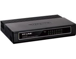 Коммутатор 16 портов TP-LINK TL-SF1016D 10/ 100 Mb, Unmanaged Коммутатор 16 портов TP-LINK TL-SF1016D 10/ 100 Mb, Unmanaged
