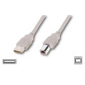 Кабель USB 2.0 - 1.8m AM/ BM Atcom, феррит. фильтр, белый (3795)