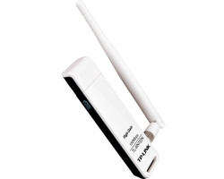 Сетевая карта TP-Link TL-WN722N (USB > Wi-Fi 150 Мбит/ с, 802.11n, съёмная антенна)