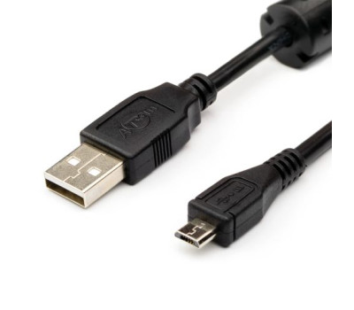 Кабель USB 2.0 - 0.8m AM/ microUSB (5 pin), Atcom, Black (9174) Кабель USB 2.0 - 0.8m AM/ microUSB (5 pin), Atcom, Black (9174)