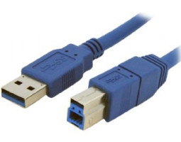 Кабель USB 3.0 - 1.8m AM/ BM Gembird CCP-USB3-AMBM-6 Кабель USB 3.0 - 1.8m AM/ BM Gembird CCP-USB3-AMBM-6