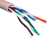 Кабель FTP LogicPower с тросом, внешняя прокладка, 4x2, Cat. 5E, 0.515mm, CCA, 305м