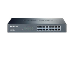 Коммутатор 16 портов TP-LINK TL-SG1016D 16 LAN 10/ 100/ 1000 Mb, Unmanaged