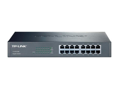 Коммутатор 16 портов TP-LINK TL-SG1016D 16 LAN 10/ 100/ 1000 Mb, Unmanaged