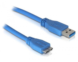 Кабель USB 3.0 - 0.8m AM/ micro-B Atcom, blue (12825)