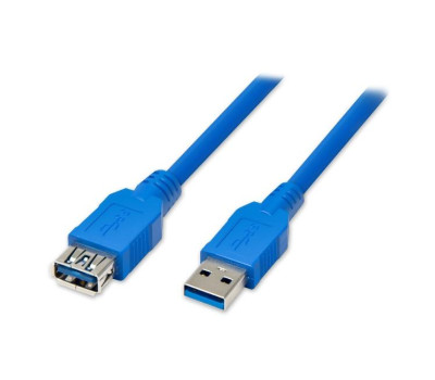 Кабель удлинитель USB 3.0 - 0.8m AM/ AF ATcom, синий (11202) Кабель удлинитель USB 3.0 - 0.8m AM/ AF ATcom, синий (11202)
