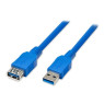 Кабель удлинитель USB 3.0 - 0.8m AM/ AF ATcom, синий (11202)