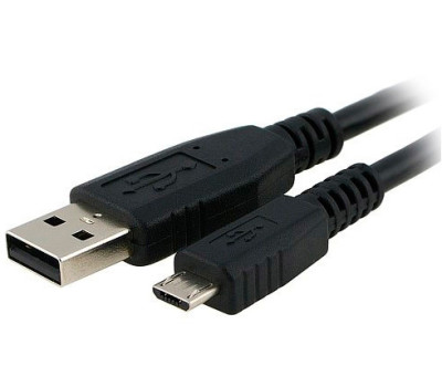 Кабель USB 2.0 - 1.8m AM/ microUSB 5P Atcom черный (9175)