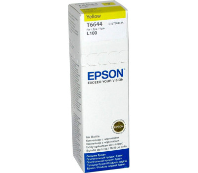Чернила Epson L100 70ml Yellow OEM (C13T66444A) Чернила Epson L100 70ml Yellow OEM (C13T66444A)