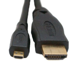 Кабель HDMI > HDMI micro 2.0m, Atcom, Black, Blister (15268)