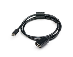 Кабель USB 2.0 - 0.8m AF/ microUSB 5P OTG Atcom, черный (16028)-foto2