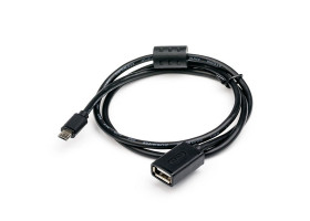 Кабель USB 2.0 - 0.8m AF/ microUSB 5P OTG Atcom, черный (16028)-foto2