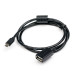 Кабель USB 2.0 - 0.8m AF/ microUSB 5P OTG Atcom, черный (16028)