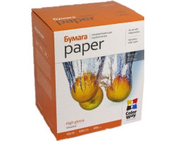 Фотобумага A6 (10*15) 200g/ m CW глянец (PG2005004R) 1лист